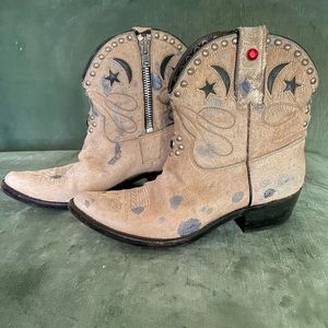 Cowhide Golden Goose Booties